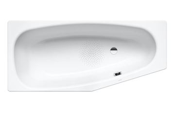 KALDEWEI MINI 830 rohová vana 157x75 cm, bez nožiček, smaltovaná ocel, antislip, Perl-Effekt