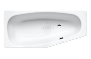 KALDEWEI MINI 830 rohová vana 157x75 cm, bez nožiček, smaltovaná ocel, antislip, Perl-Effekt