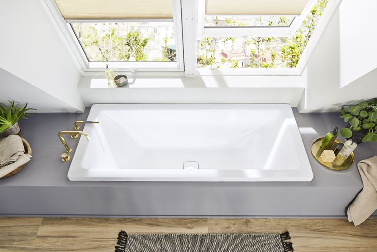 KALDEWEI CONODUO 735 vana 200x100 cm, pro 2 osoby, bez nožiček, smaltovaná ocel, antislip, Perl-Effekt 235330003001 Obrázek - fotka