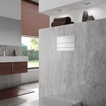 TECE SQUARE II ovládací tlačítko pro dvě splachování, kov, matná černá 9240833 Obrázek - fotka