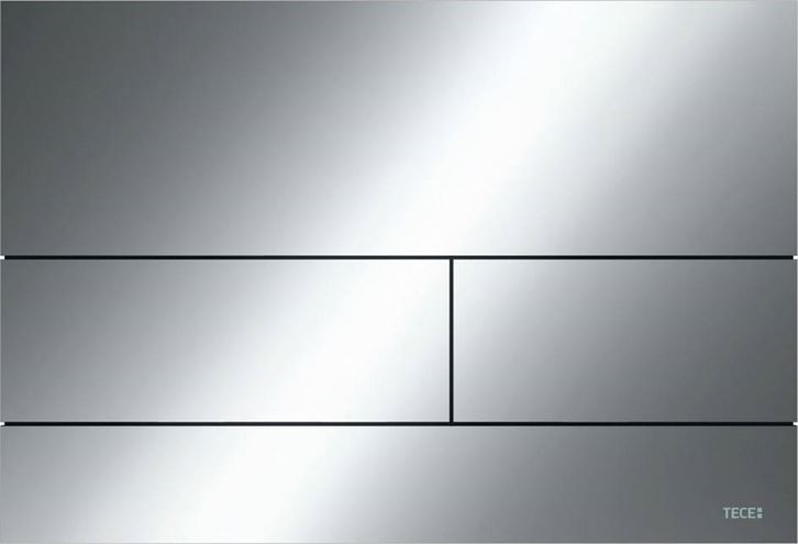 TECE SQUARE II ovládací tlačítko pro dvě splachování, kov, lesklý chrom 9240831 Obrázek - Hlavní obrázek