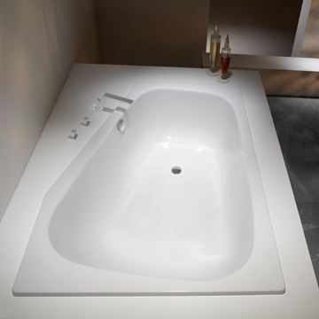 KALDEWEI PLAZA DUO 192 rohová vana 180x120 cm, pro 2 osoby, bez nožiček, smaltovaná ocel, Perl-Effekt 237200013001 Obrázek - fotka
