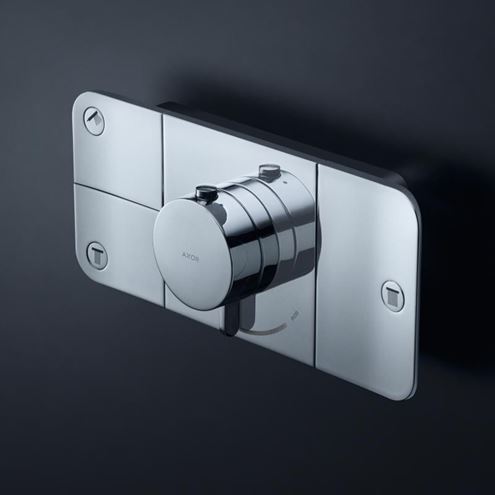 AXOR ONE podomítková termostatická baterie, pro 3 spotřebiče, chrom 45713000 Obrázek - fotka
