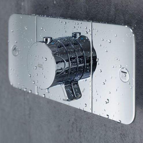 AXOR ONE podomítková termostatická baterie, pro 2 spotřebiče, chrom 45712000 Obrázek - fotka
