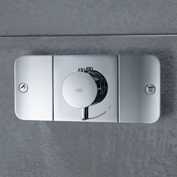 AXOR ONE podomítková termostatická baterie, pro 2 spotřebiče, chrom 45712000 Obrázek - fotka