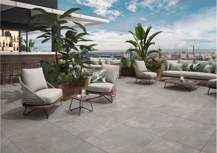 VILLEROY & BOCH URBAN JUNGLE OUTDOOR20 dlažba 80x80x2 cm, mat, dark grey 2888/TC90 Obrázek - fotka