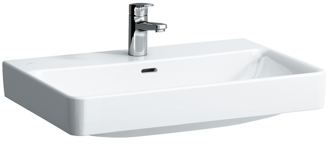 LAUFEN PRO S umyvadlo 70 cm, s otvorem pro baterii a přepadem H8169670001041 Obrázek - Hlavní obrázek