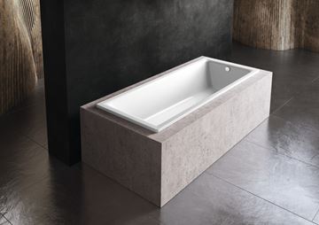 KALDEWEI PURO 653 vana 180x80 cm, bez nožiček, smaltovaná ocel, antislip, Perl-Effekt 256330003001 Obrázek - fotka