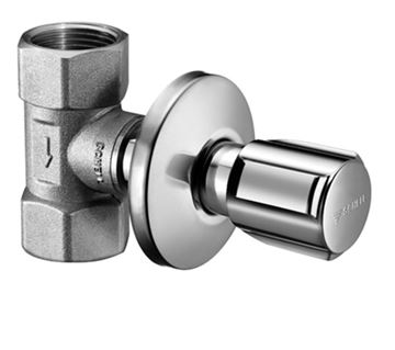 SCHELL podomítkový ventil 1"x1", chrom