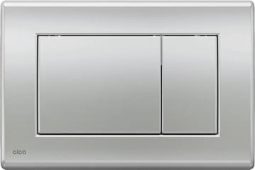 ALCA M272 ovládací tlačítko pro dvě splachování, plast, matný chrom
