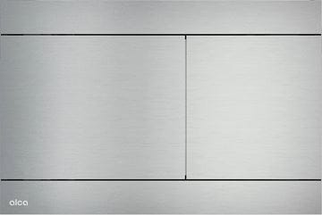 ALCA FLAT FUN ovládací tlačítko pro dvě splachování, Anti-fingerprint, eloxovaný hliník, matný alunox