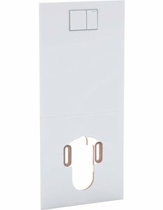 GEBERIT AQACLEAN krycí deska, designová, pro kompletní WC AquaClean, laminát, alpská bílá