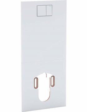 GEBERIT AQACLEAN krycí deska, designová, pro kompletní WC AquaClean, laminát, alpská bílá