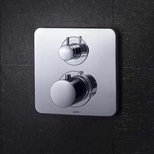 AXOR CITTERIO M podomítková termostatická baterie, pro 2 spotřebiče, chrom 34725000 Obrázek - fotka