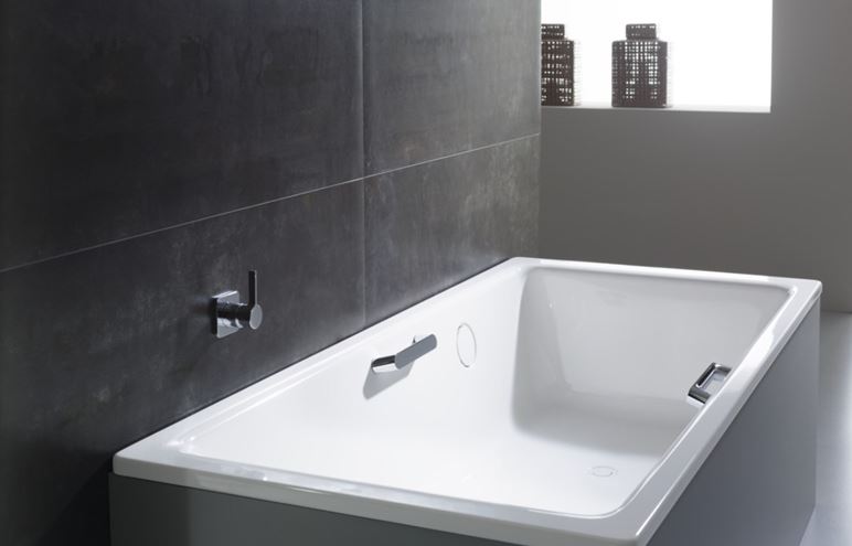KALDEWEI PURO STAR 658N vana 170x75 cm, bez nožiček, s otvory pro madla, smaltovaná ocel, antislip 255827090001 Obrázek - fotka