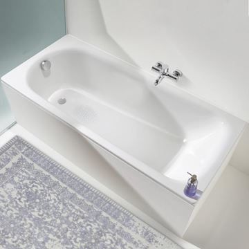 KALDEWEI SANIFORM PLUS 363-1 vana 170x70 cm, bez nožiček, smaltovaná ocel, antislip 111830000001 Obrázek - fotka