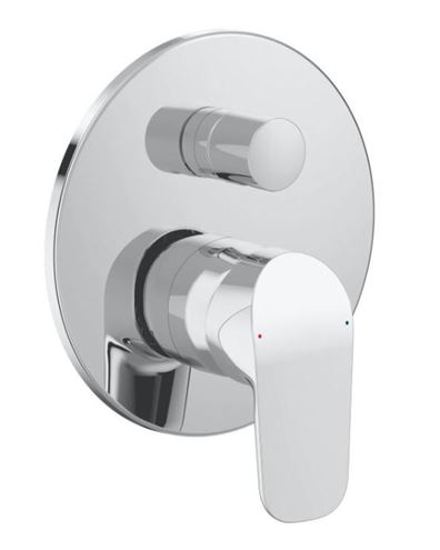 IDEAL STANDARD CERAFLEX vanová podomítková baterie, s přepínačem, chrom A6725AA Obrázek - Hlavní obrázek