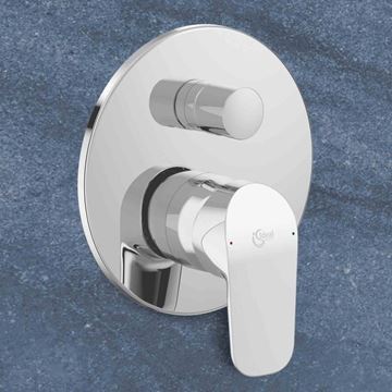 IDEAL STANDARD CERAFLEX vanová podomítková baterie, s přepínačem, chrom A6725AA Obrázek - fotka