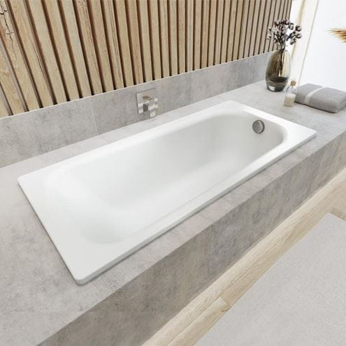KALDEWEI SANIFORM PLUS STAR 333 vana 160x75 cm, bez nožiček, s otvory pro madla, smaltovaná ocel, antislip 133330000001 Obrázek - fotka
