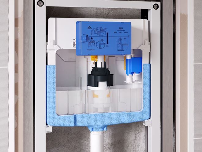 IDEAL STANDARD PROSYS montážní prvek pro WC 120 cm, se splachovací nádržkou R009467 Obrázek - fotka