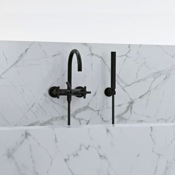 DORNBRACHT TARA vanová nástěnná baterie, s přepínačem, se sprchovou soupravou, chrom 25 133 892-00 Obrázek - fotka