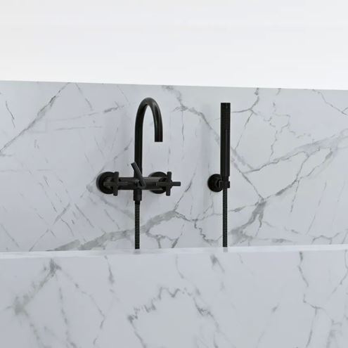DORNBRACHT TARA vanová nástěnná baterie, s přepínačem, se sprchovou soupravou, chrom 25 133 892-00 Obrázek - fotka
