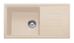 FRANKE MALTA BSG 611-78/39 fragranitový dřez 780x435 mm, otočný, odkapávač, pískový melír