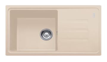 FRANKE MALTA BSG 611-78/39 fragranitový dřez 780x435 mm, otočný, odkapávač, pískový melír