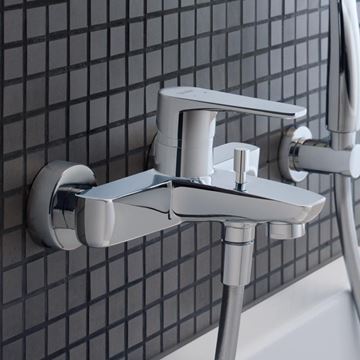 DURAVIT B.1 vanová nástěnná baterie, s přepínačem, chrom B15230000010 Obrázek - fotka