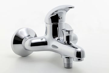 NOVASERVIS METALIA 55 vanová nástěnná baterie, s přepínačem, chrom 55024/1,0 Obrázek - fotka