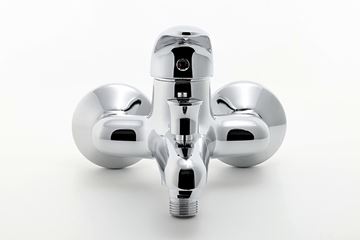NOVASERVIS METALIA 55 vanová nástěnná baterie, s přepínačem, chrom 55024/1,0 Obrázek - fotka
