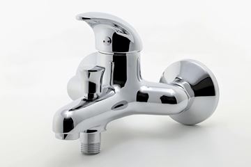 NOVASERVIS METALIA 55 vanová nástěnná baterie, s přepínačem, chrom 55024/1,0 Obrázek - fotka