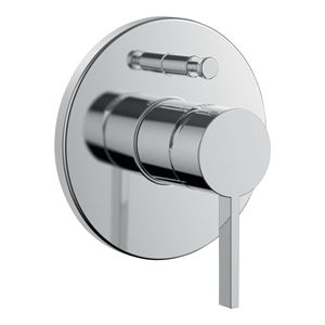 KARTELL BY LAUFEN vanová podomítková baterie, s přepínačem, chrom