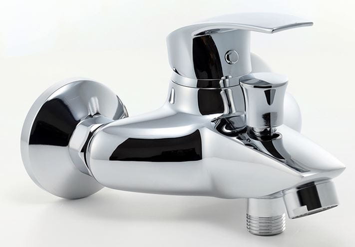 NOVASERVIS METALIA 57 vanová nástěnná baterie, s přepínačem, se sprchovou soupravou, chrom 57024,0 Obrázek - fotka