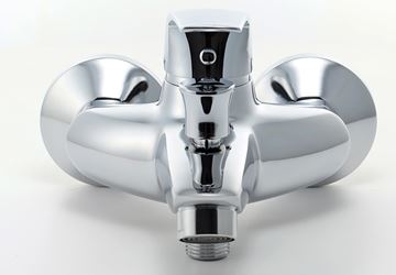 NOVASERVIS METALIA 57 vanová nástěnná baterie, s přepínačem, se sprchovou soupravou, chrom 57024,0 Obrázek - fotka