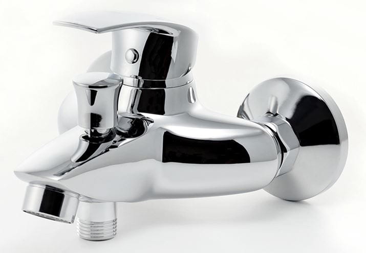 NOVASERVIS METALIA 57 vanová nástěnná baterie, s přepínačem, se sprchovou soupravou, chrom 57024,0 Obrázek - fotka
