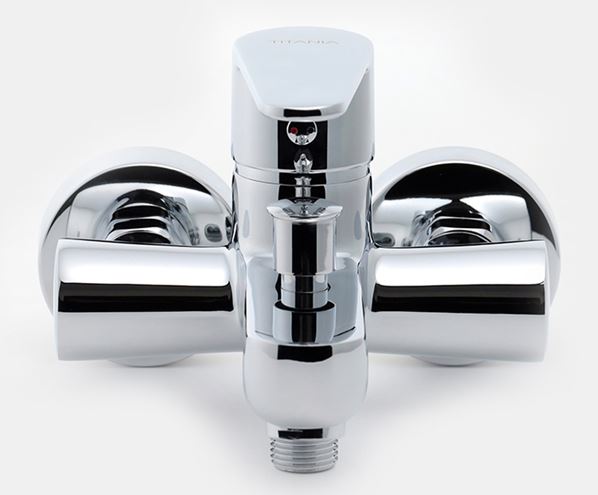 NOVASERVIS TITANIA FRESH vanová nástěnná baterie, s přepínačem, chrom 96024/1,0 Obrázek - fotka