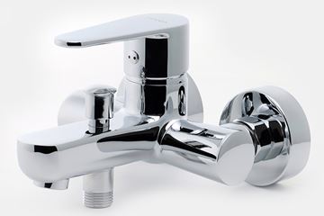 NOVASERVIS TITANIA FRESH vanová nástěnná baterie, s přepínačem, chrom 96024/1,0 Obrázek - fotka