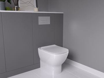 IDEAL STANDARD OLEAS M1 ovládací tlačítko pro dvě splachování, plast, bílá R0115AC Obrázek - fotka
