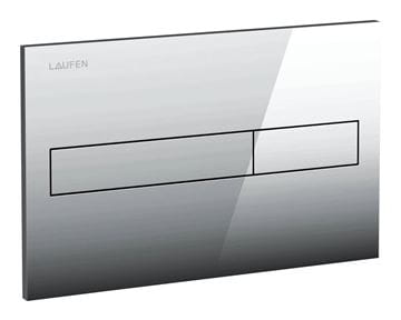 LAUFEN LIS AW1 ovládací tlačítko pro dvě splachování, plast, chrom