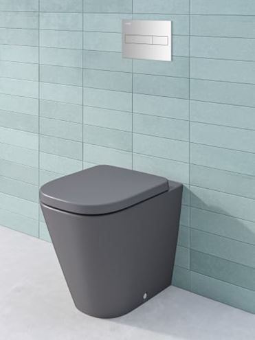 LAUFEN LIS AW1 ovládací tlačítko pro dvě splachování, plast, chrom H8956610040001 Obrázek - fotka