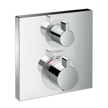 HANSGROHE ECOSTAT SQUARE podomítková termostatická baterie, chrom
