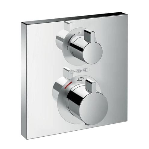 HANSGROHE ECOSTAT SQUARE podomítková termostatická baterie, chrom 15712000 Obrázek - Hlavní obrázek