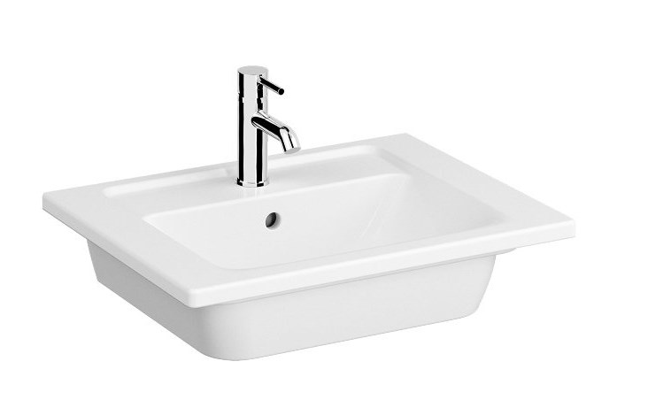 VITRA ROOT GROOVE skříňka s umyvadlem 60x47x67 cm, 2 zásuvky, matná zelená 69411 Obrázek - fotka