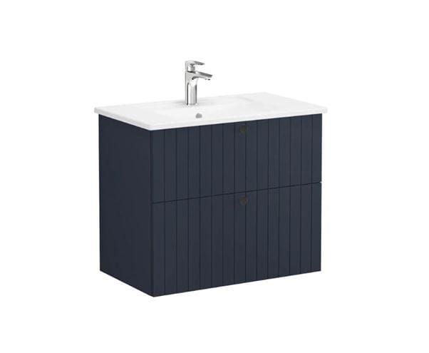VITRA ROOT GROOVE skříňka s umyvadlem 80x47x67 cm, 2 zásuvky, matná tmavě modrá 69434 Obrázek - Hlavní obrázek