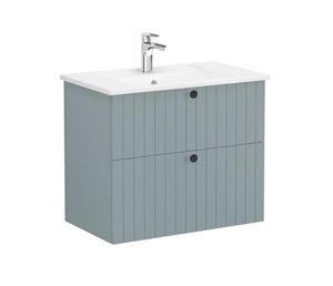 VITRA ROOT GROOVE skříňka s umyvadlem 80x47x67 cm, 2 zásuvky, matná zelená
