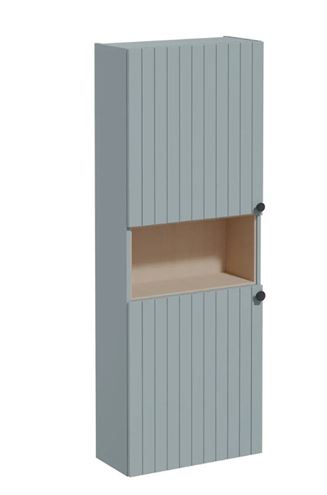 VITRA ROOT GROOVE vysoká skříňka 57x27x155 cm, 1 police, 2 dvířka, matná zelená 69110 Obrázek - Hlavní obrázek