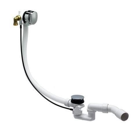 LAUFEN MIMO vanový sifon, s napouštěním přepadem, bovden, chrom H2951110040001 Obrázek - Hlavní obrázek