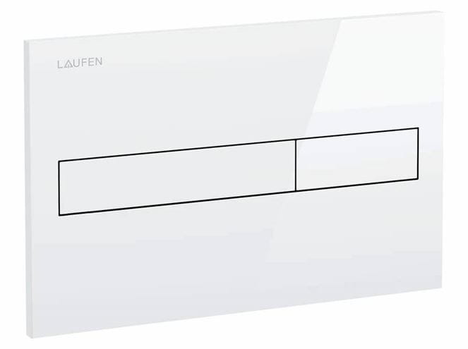 LAUFEN LIS AW1 ovládací tlačítko pro dvě splachování, plast, bílá H8956610000001 Obrázek - Hlavní obrázek