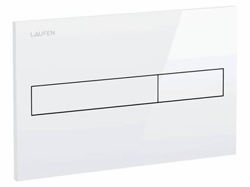 LAUFEN LIS AW1 ovládací tlačítko pro dvě splachování, plast, bílá